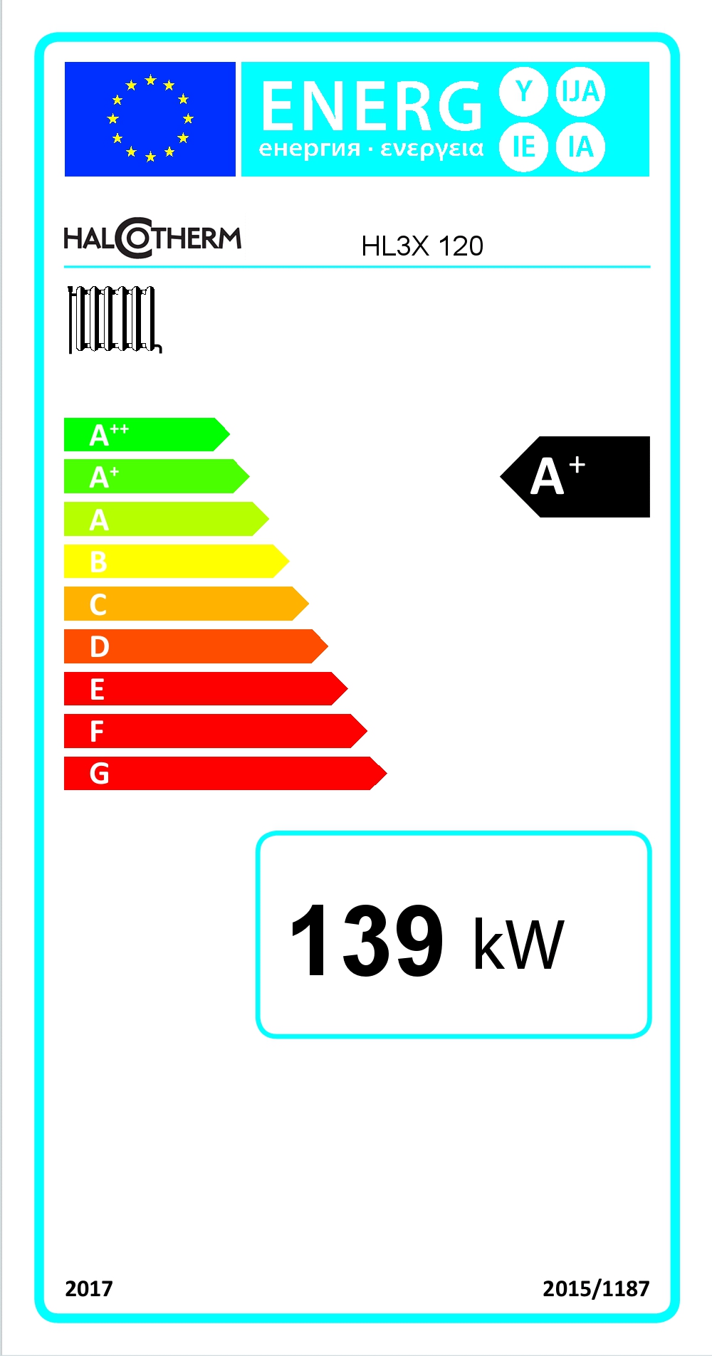Energy Label HL3X120