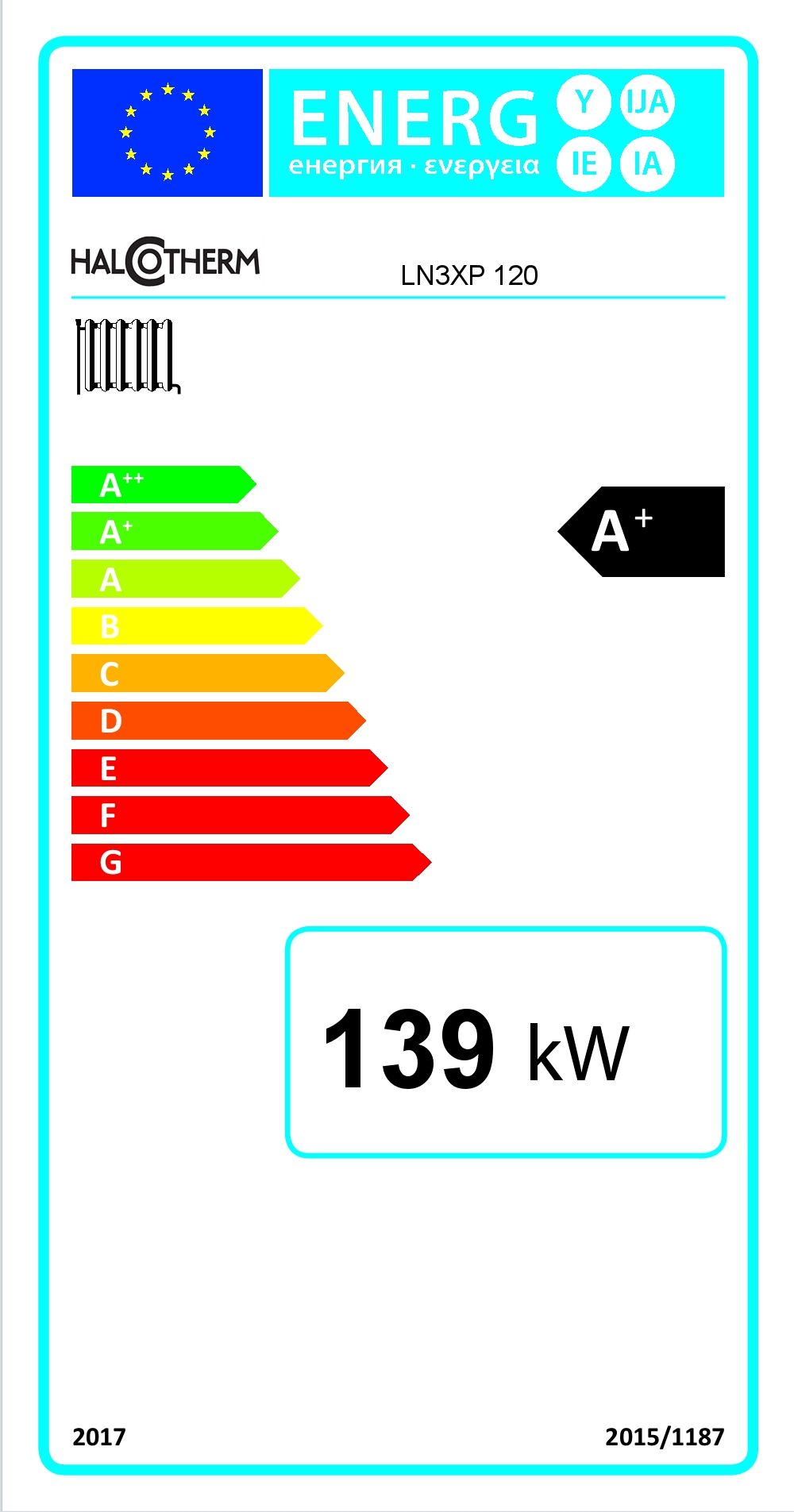 Energy Label LNXP120