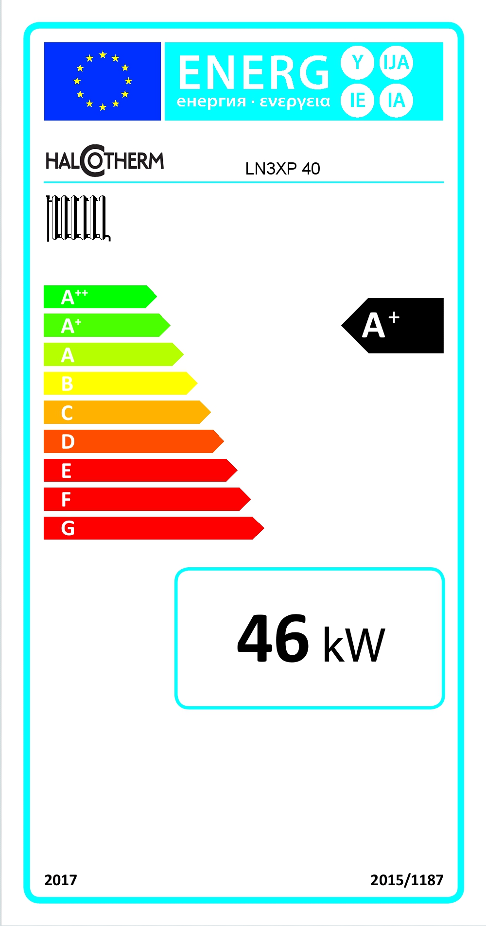 Energy Label LNXP40