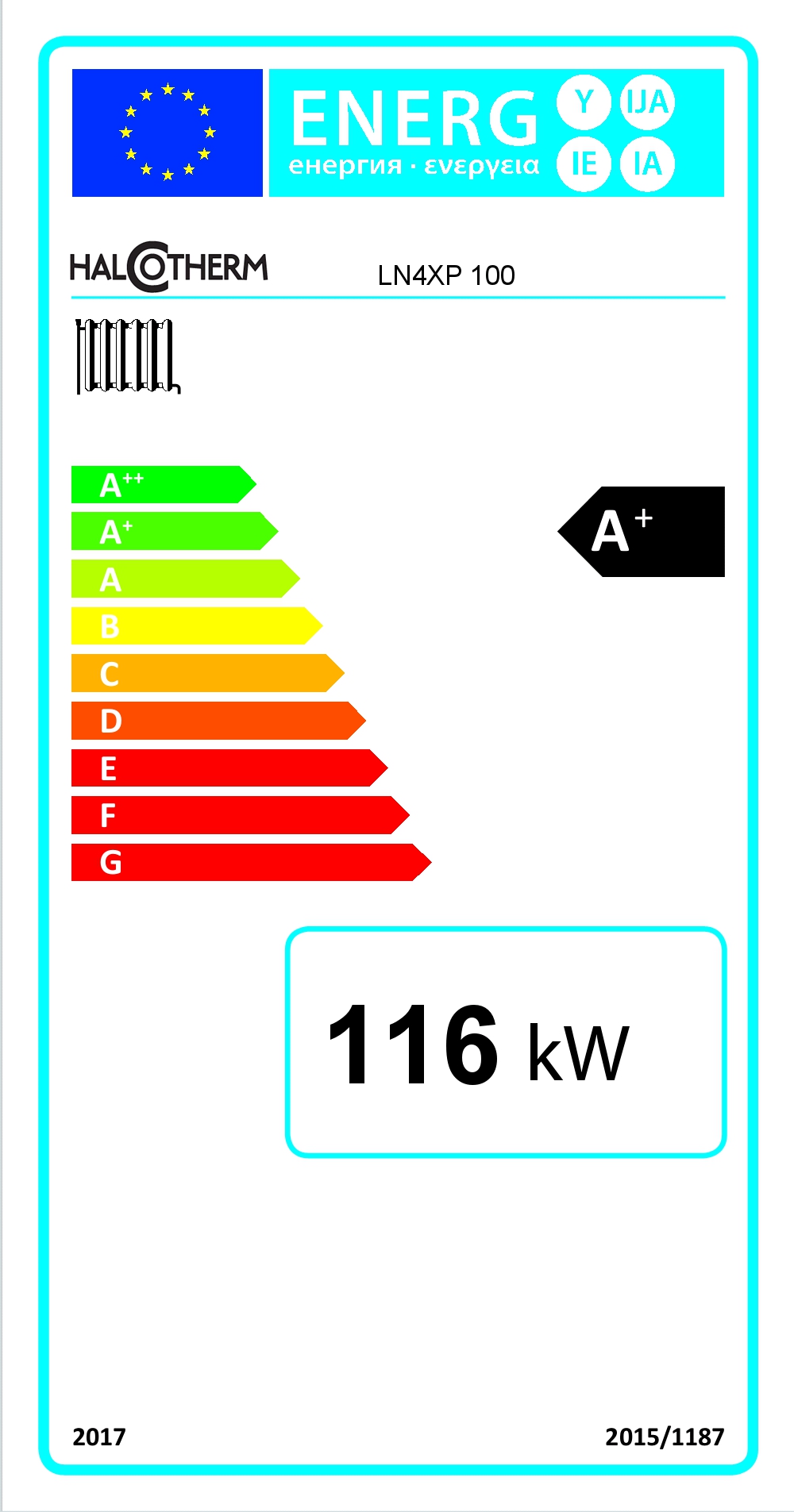Energy Label LN4XP100